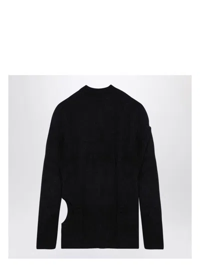 RICK OWENS MEN'S ALPACA-BLEND JUMPER SWEATER