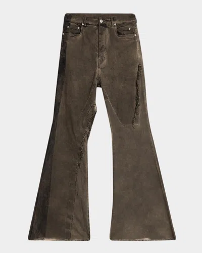 Rick Owens Men & Apos;s Bolan Bootcut Jeans In Brown