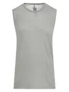Rick Owens Celandon Green Basic Sleeveless T T-shirt In Green