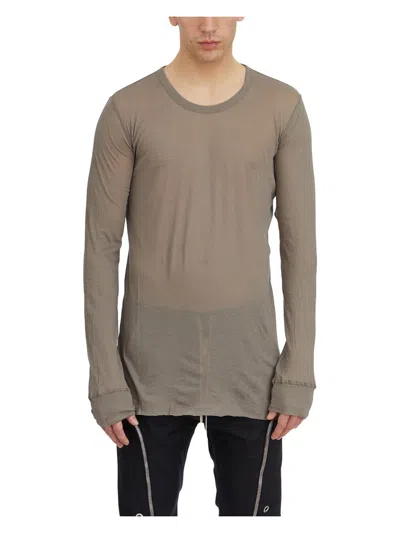 RICK OWENS MEN'S BASIC T-SHIRT LS T DUST