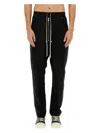 Rick Owens Black Hollywood Dietrich Drawstring Trousers In Black