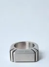 Rick Owens Men Beveled Ring