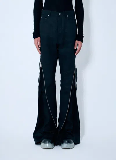 Rick Owens Men Bolan Banana Pants In Blue