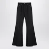 Rick Owens Black Porterville Bolan Leather Trousers In Black