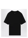 Rick Owens Short-sleeve Round-neck T-shirt In Black