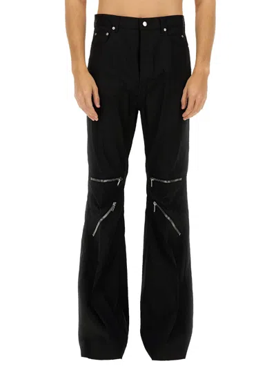 Rick Owens Men Cargo Pants In Black