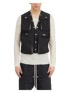 Rick Owens Men's Cargo Vest Black | Size 48 | Lru01e5767ft09 Color Black