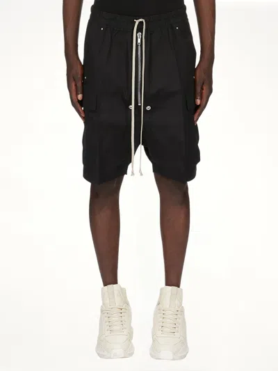 RICK OWENS MEN'S CARGOBELA SHORTS