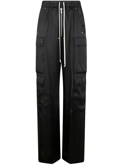 Rick Owens Men Cargobelas Trousers In Black