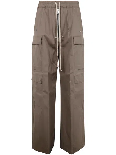 Rick Owens Men Cargobelas Trousers In Brown