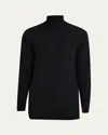 Rick Owens Black Concordians Oversized Turtle Sweater In Black