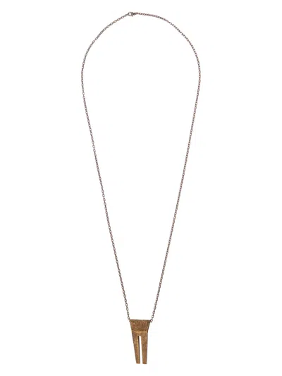 RICK OWENS MEN'S COLLANA OPEN TRUNK