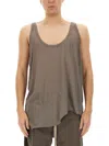 Rick Owens Lo Cut Tank Top In Brown