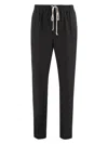Rick Owens Drawstring Waistband Pants Featuring Pockets