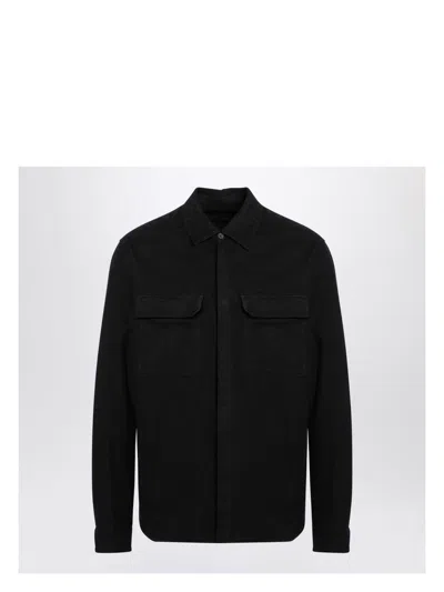 RICK OWENS MEN'S COTTON WORK SHIRT