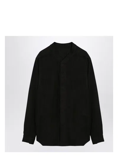 Rick Owens Men's Dark Cotton Shirt In Green