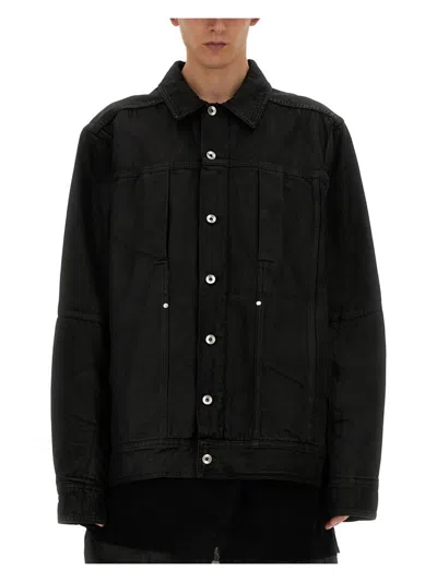 RICK OWENS MEN'S DENIM JACKET