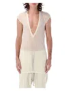 Rick Owens Off-white Hollywood Dylan T-shirt In Natural