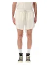 Rick Owens Above-knee Boxers With Elasticized Waistband And Beveled Splits