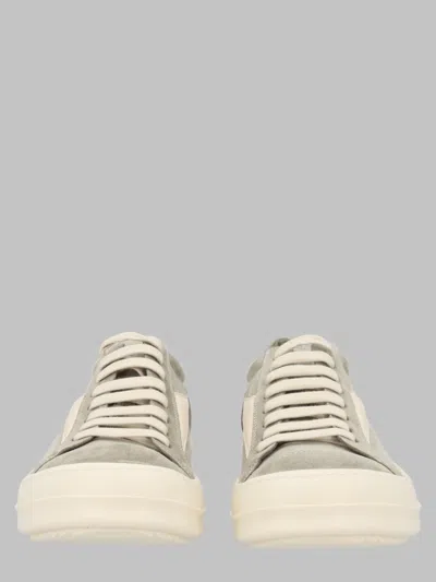 Rick Owens Men's Elevated Leather Sneakers In Sand