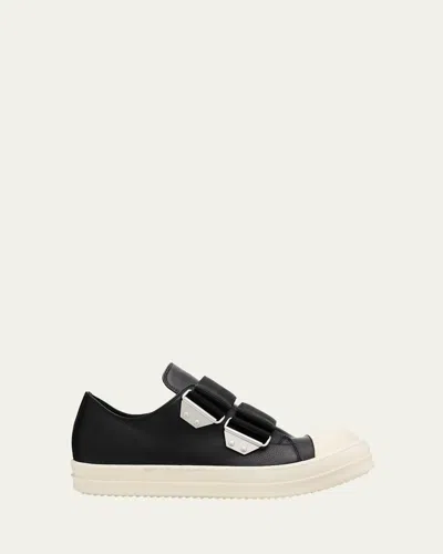 Rick Owens Extreme Strap Low Sneakers In Black