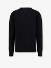 Rick Owens Men Fisherman Round Neck Virgin Wool Sweater In Black