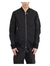 Rick Owens Man Jacket Black Size 38 Cotton, Silk, Virgin Wool