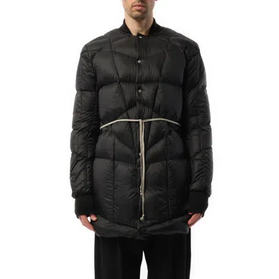 Rick Owens Men's Flight Down Liner Coat In Black