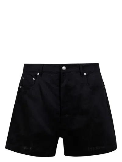 RICK OWENS MEN'S GETH CUTOFF SHORTS