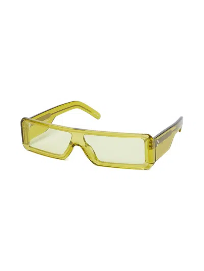 Rick Owens Men's Gethshades Sunglasses In Yellow