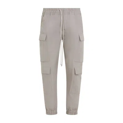 Rick Owens Men's Grey Cargo Pants For Ss24