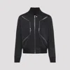 Rick Owens Black Solid Bomber Jackets In Black