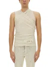 Rick Owens Hollywood Banana" Top In Neutral