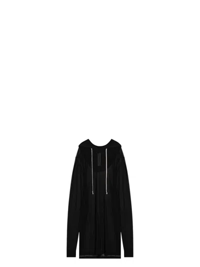 RICK OWENS MEN'S HOODIE T-SHIRT