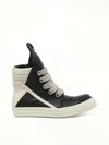 Rick Owens Concordians Jumbolace Geobasket In Black