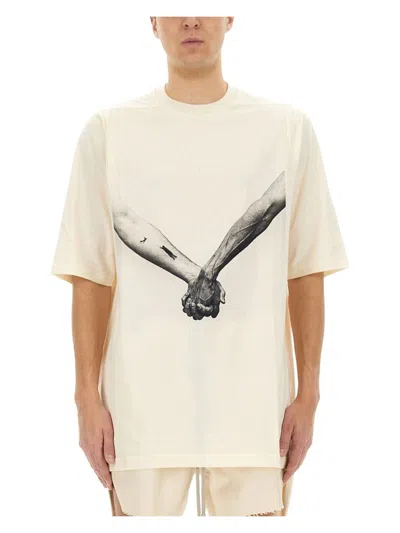 Rick Owens Men's Jumboss T-shirt | Size Small | Rr01e5238 Color Jncp32109
