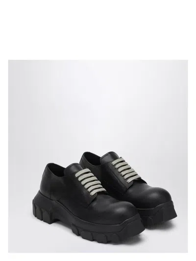 RICK OWENS MEN'S LACE UP BOZO TRACTOR LOAFER