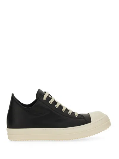 RICK OWENS RICK OWENS MEN LEATHER SNEAKER