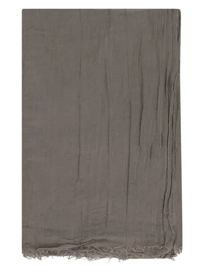 RICK OWENS MEN'S LINEN BLEND SCARF