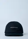 Rick Owens Logo Motif Baseball Cap In Black