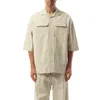 Rick Owens Men's Magnum Tommy Shirt In Brown