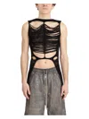 Rick Owens Black Mesh Tank Top