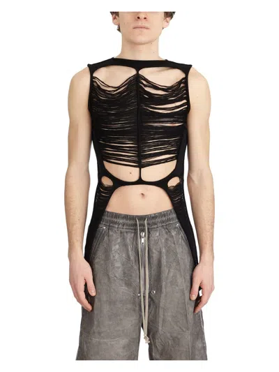RICK OWENS MEN'S MESH TANK TOP