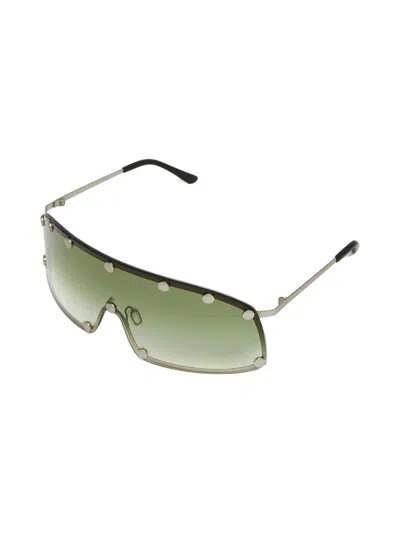 Rick Owens Men's Mirrored Shield Sunglasses In Multi