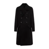 Rick Owens Man Coat Black Size 40 Virgin Wool In Black