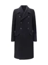 Rick Owens Officer Coat Structured Wide Lapels