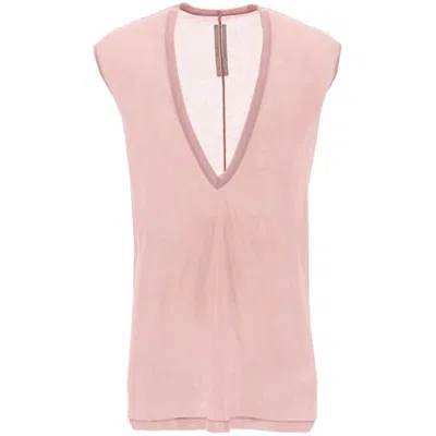 Rick Owens Men Organic Cotton Dylan Top For In Pink
