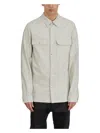 Rick Owens Off-white Hollywood Outershirt Leather Overshirt