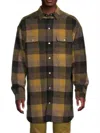 Rick Owens Man Shirt Mustard Size 38 Virgin Wool In Brown