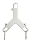Rick Owens Men's Porta Chiavi Cerberus In Silver